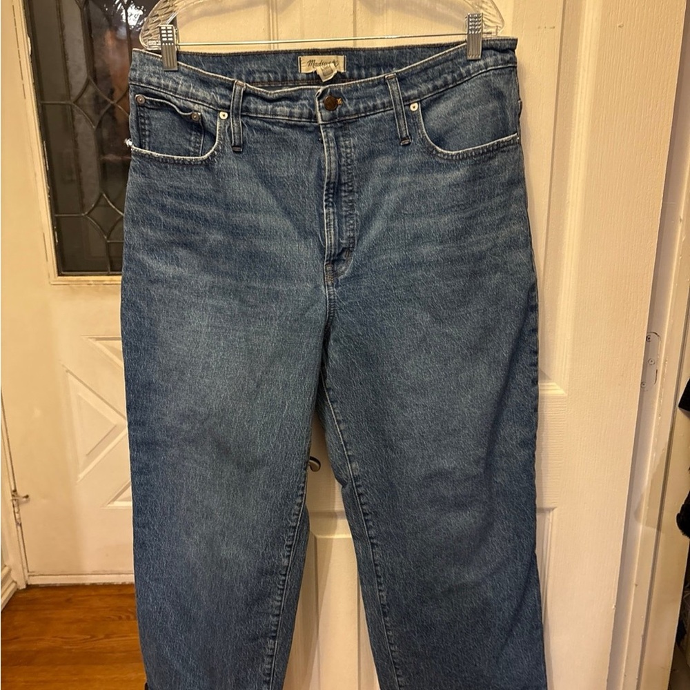 Madewell Women's The Perfect Crop Wide Leg Jeans